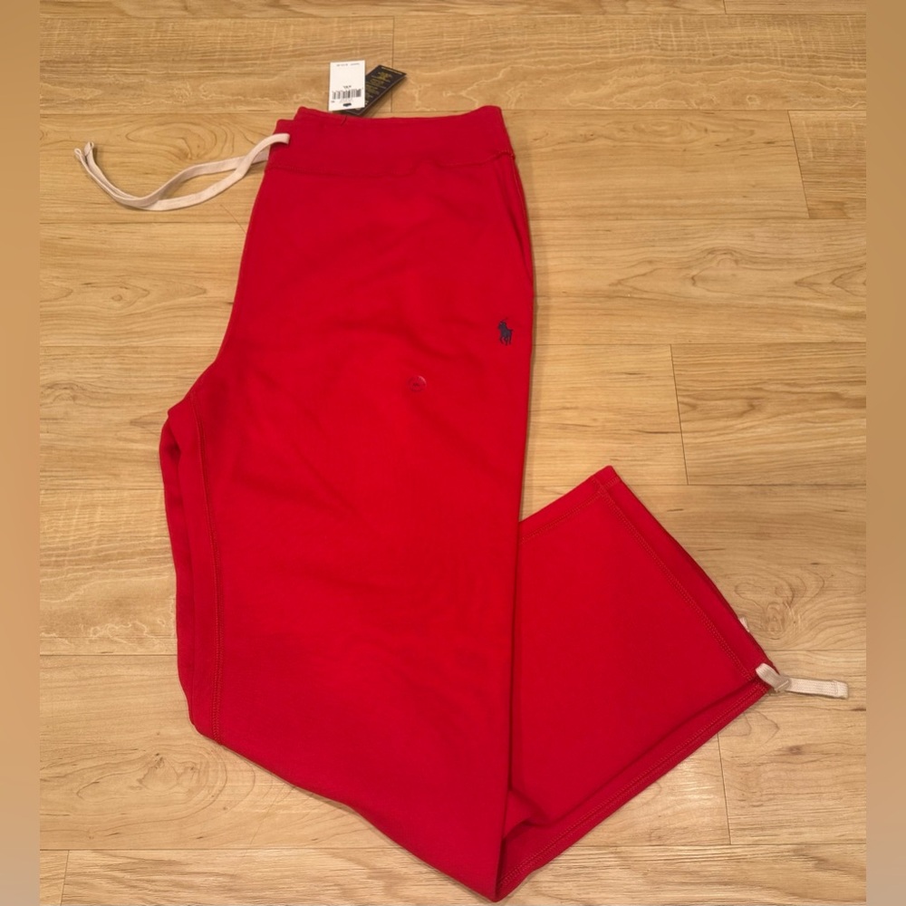 Polo Ralph Lauren Men’s The RL Fleece Signature Pony Sweatpants Joggers Red XXL